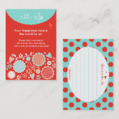 L'amour est dans l'air Commentaires des Cartes de (Devant / Derrière)