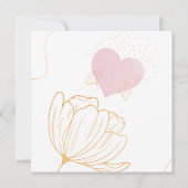 L'Amour Est Dans L'Air Des Invitations De Douche N (Dos)