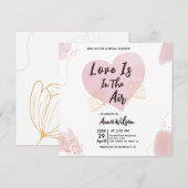 L'amour est dans l'air : invitations à une fête de (Devant / Derrière)