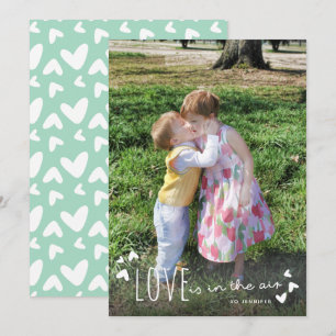L'amour est dans le Air Cute Valentines Day Carte 