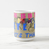 L'amour est dans l'Humour oculaire Mug (Centre)