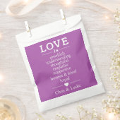 L'amour est ... des noms personnalisés et des sacs (Coupé)