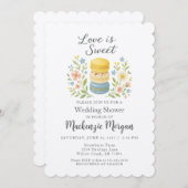 L'amour est doux - Macaron Invitation (Devant / Derrière)