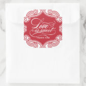 L'amour est doux Mariage Favor Stickers (Sac)