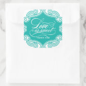 L'amour est doux Mariage Favor Stickers (Sac)