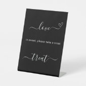 L'amour est doux noir mariage signe de régal (Recto)