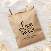 L'Amour Est Doux ! Sacs favoris de mariage personn (Coupé)