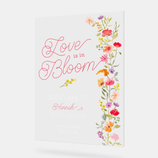 L'amour est en fleur fleur sauvage fleurie bienven (Angle)