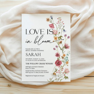 L'amour est en fleurs Invitation   Invitation à un