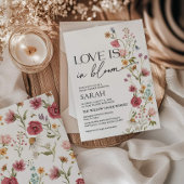 L'amour est en fleurs Invitation | Invitation à un