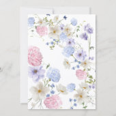 L'amour est en fleurs Invitation | Réception de ma (Dos)