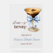L'amour est en train de se préparer Blue Bow Coffe (Recto)
