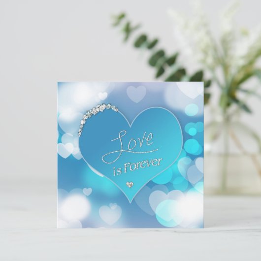 L'amour est éternel - Invitation de renouvellement (Debout devant)