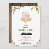 L'amour est gâteau sucré nuptiale invitation (Devant / Derrière)