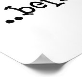 'L'amour est...' Grand poster (Coin)