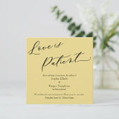 L'amour est la carte de Mariage reportée du client (Debout devant)