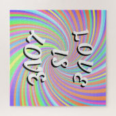 L'amour est la fierté de l'amour Puzzle (Horizontal)