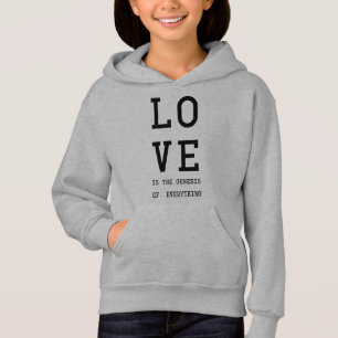 L'amour est la genèse de tout /lettres noires