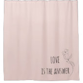 L'Amour Est La Réponse Rideau De Douche (Devant)