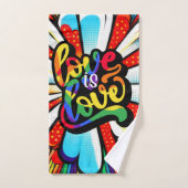 L'amour est l'amour (Serviette à main)