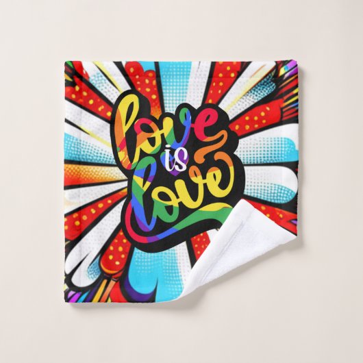 L'amour est l'amour (Gant de toilette)