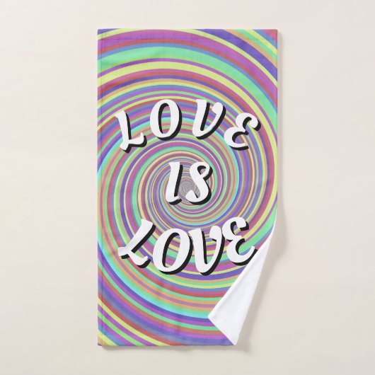 L'amour est l'amour de la fierté (Serviette à main)
