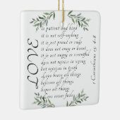 L'amour est l'amour du patient est un ornement de  (Droite)