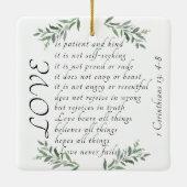 L'amour est l'amour du patient est un ornement de  (Dos)