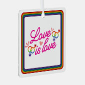 "L'amour est l'amour" Ornement métallique (Avant droite)