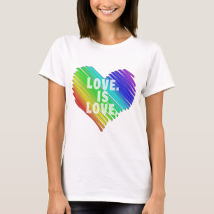 L'amour est l'amour pas la haine T-shirt