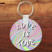L'amour est l'amour Porte-clés de la Fierté (Recto)