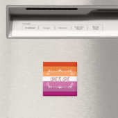 L'amour est l'amour Pride Mois Magnet (In Situ (Lave-vaisselle))