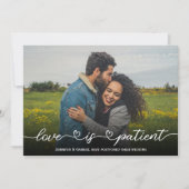 L'amour est le Carte photo Mariage différé du pati (Devant)