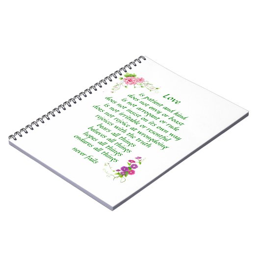 L'amour est le plus grand - Carnet (Côté gauche)