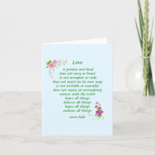 L'amour est le plus grand Carte pour notes