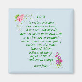 L'amour est le plus grand - Magnet (Devant)