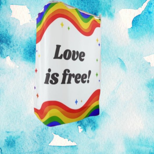 L'amour est libre : Rainbow Pride Douche rideau