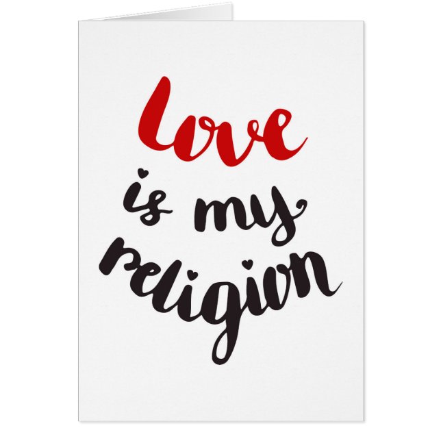 L'amour est ma religion (Devant)