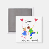 'L'amour est...' Magnet (Recto/Verso)