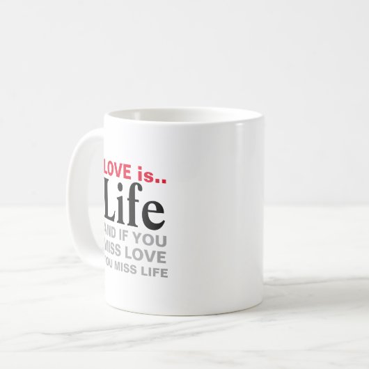 L'amour est Mug (Devant gauche)