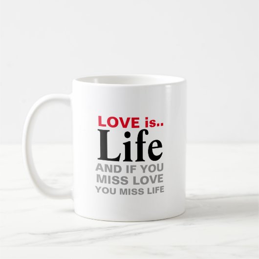 L'amour est Mug (Gauche)