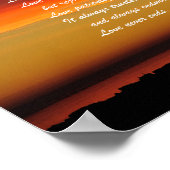 L'Amour Est Patient Bible Verse Poster Mur (Coin)