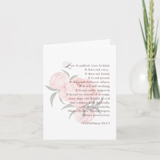 L'amour est patient – Invitation Save the Date (Devant)