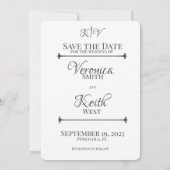 L'amour est patient – Invitation Save the Date (Dos)