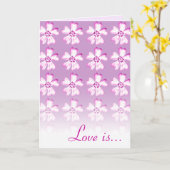 L'amour est patient, l'amour est gentil... - Carte (Fleur jaune)