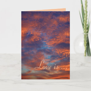 L'amour est patient, l'amour est gentil - Carte -