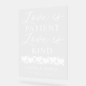 L'amour est Patient, l'amour est Gentil Mariage su (Angle)