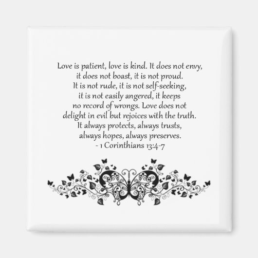 L'amour est patient, l'amour est un aimant (Devant)