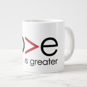 L'amour est plus grand... que ce Jumbo Mug ! (Devant droit)