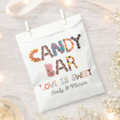 L'amour est sucré Bonbons faveur Sacs pour barre d (Coupé)